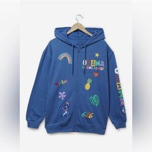 Disney Blue 'Ohana Means Family' Stitch zip up
Hoodie box lunch exclusive